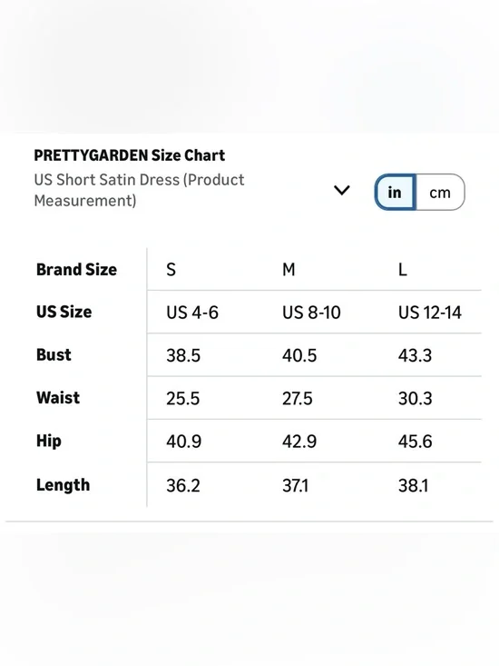 Pretty Garden NWT short formal satin dress sleeveless mock wrap size Med khaki - Picture 5 of 7